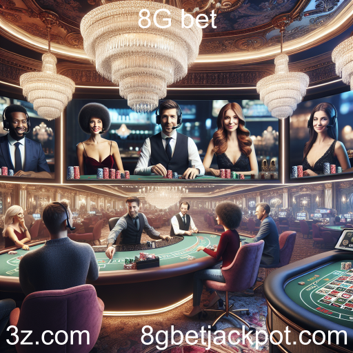 Experiência Imersiva no Cassino Ao Vivo da 8G Bet